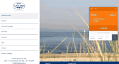 Desktop Screenshot of hotelaanzee.nl
